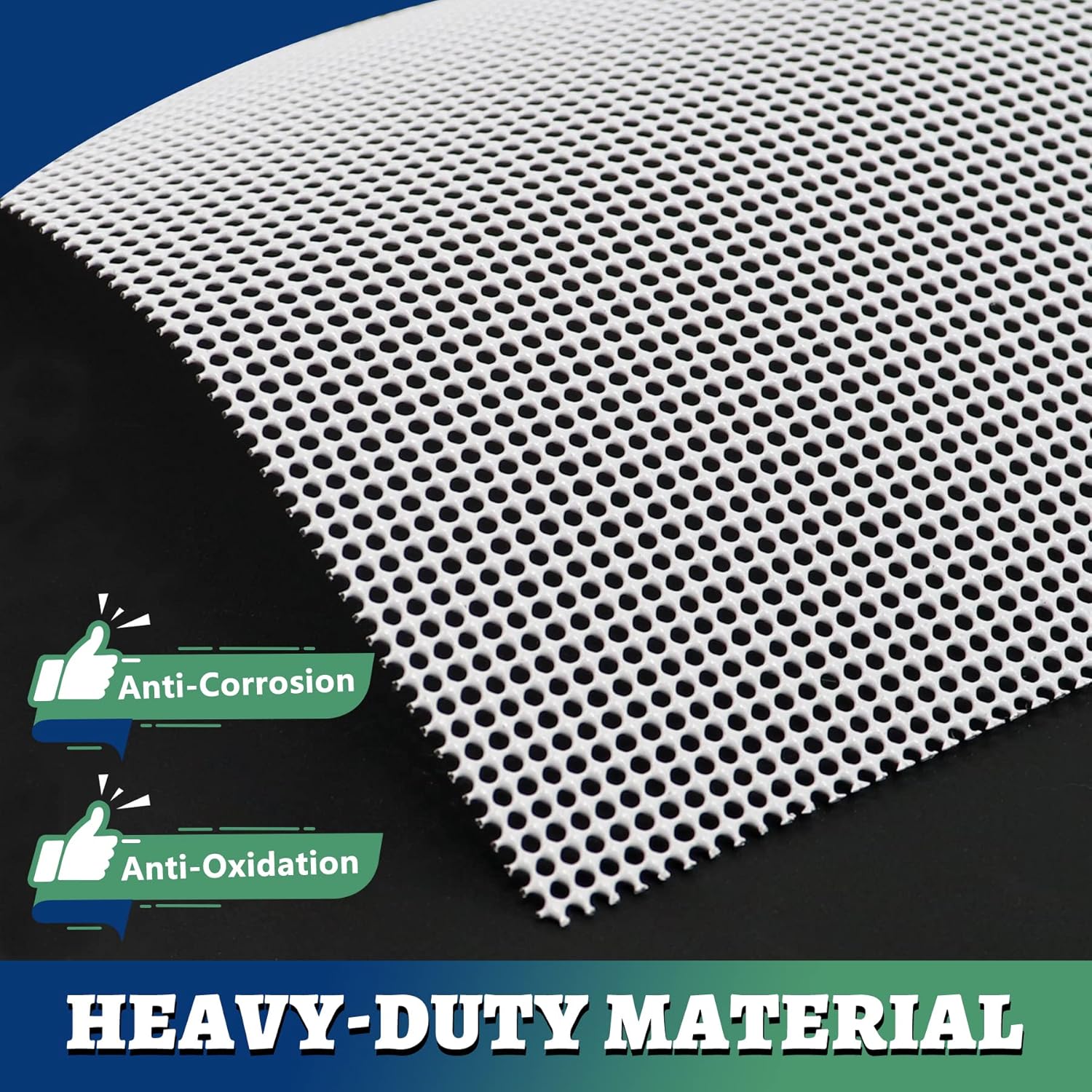 35 Pack Stainless Steel Micro Mesh Gutter Guard for 4", 5", 6" Gutter System, Universal Leaf Filter Prevent Roof Clogged Downspouts, Easy DIY Installation, 48 Ft, White