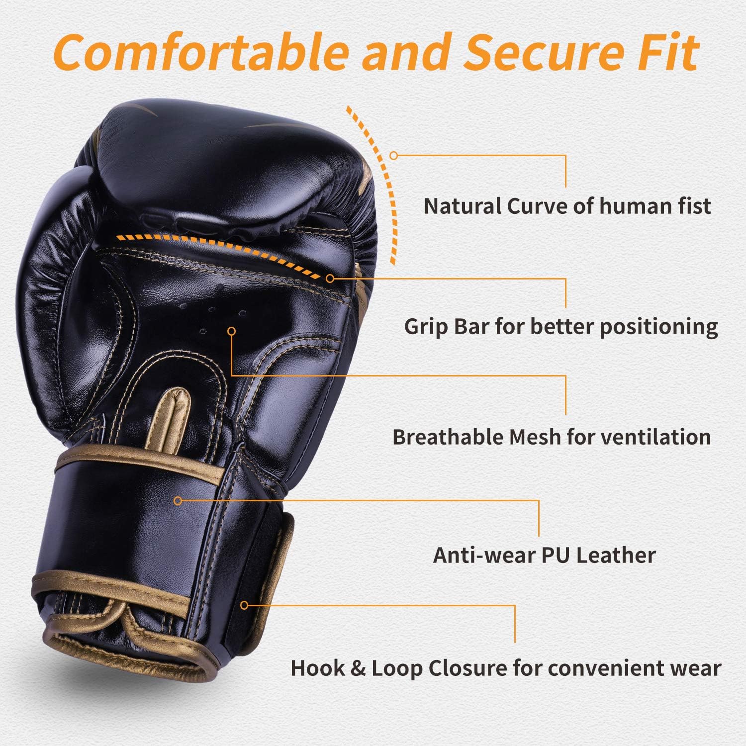 Liberlupus Boxing Gloves for Men & Women, Boxing Training Gloves, Kickboxing Gloves, Sparring Punching Gloves, Heavy Bag Workout Gloves for Boxing, Kickboxing, Muay Thai, MMA : Sports & Outdoors