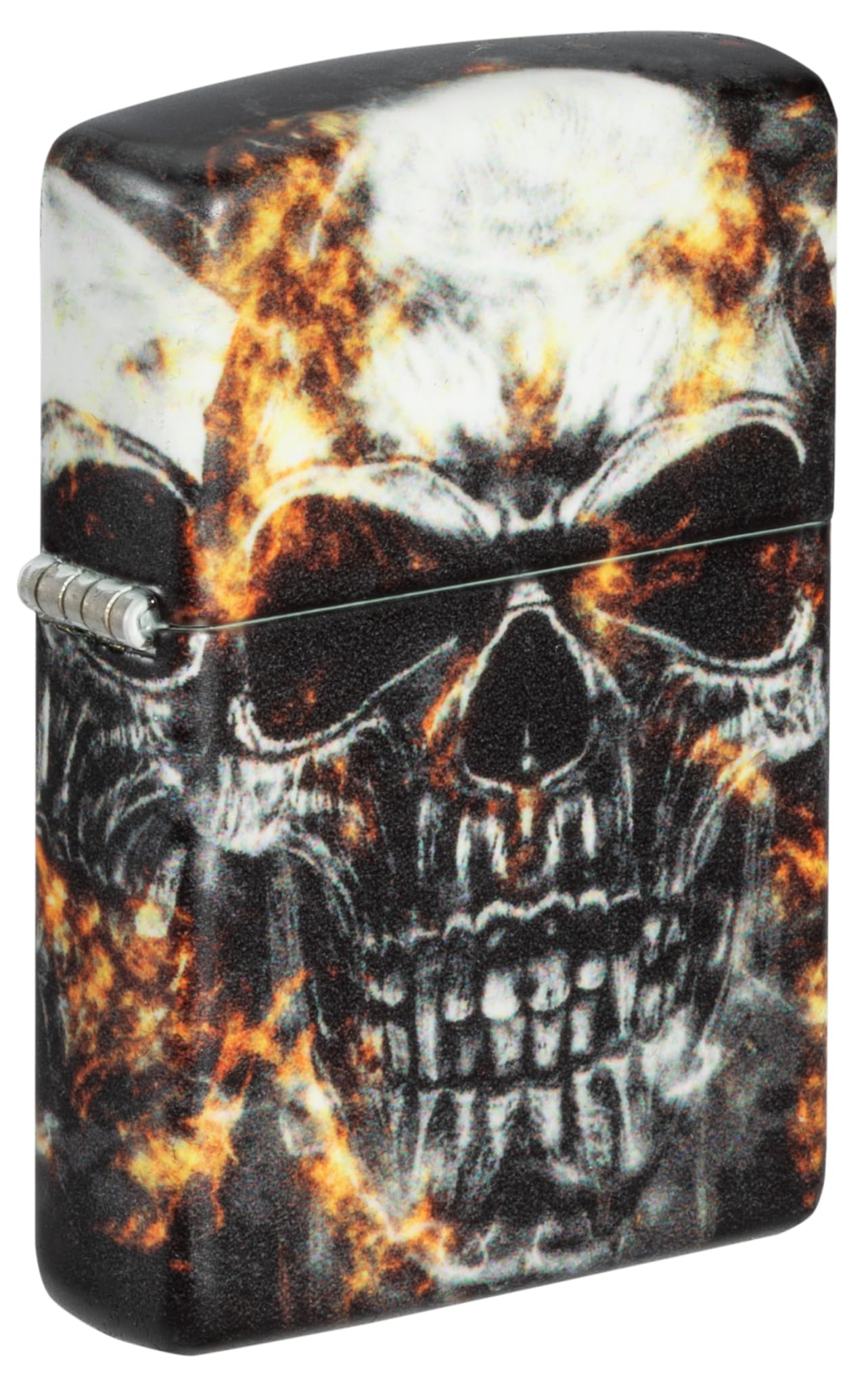 Zippo Windproof Lighter, Smokey Skulls Design – 540°, Colour Image – Refillable, Reusable, Windproof Design – Comes in Gift Box – Made in USA