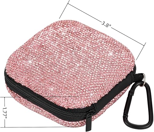 Miniatura 7 de Pastillero lindo organizador de pastillas pequeño para 7 días, pastillero portátil brillante, organizador diario de vitaminas para suplementos de