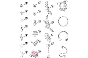 Drperfect Cartilage Earring Set for Women: Stunning, Diverse Piercing Jewelry