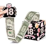 18th Birthday Surprise Gift Box, 18th Birthday Gifts for Boys Girls, Happy Birthday Money Gift Boxes for Cash, 18th Birthday Party Decorations Supplieswith 35PCS Bags