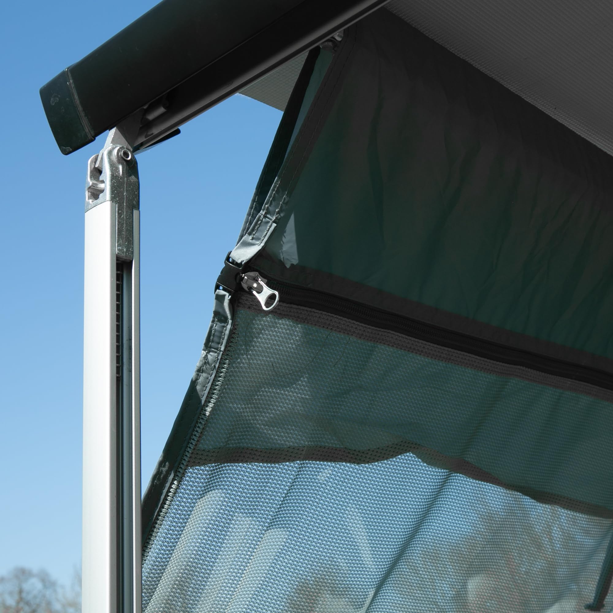 Votre GEAR Bus de camping Sun + Rain Blocker Parois latérales – 2 x paroi latérale pour tente de soleil avec 2 m de déploiement