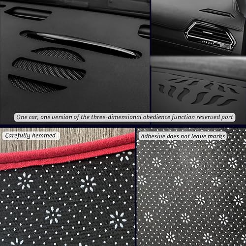 Miniatura 5 de Cubiertas de salpicadero para Sentra 2012, 2013, 2014, 2015, 2016, 2017, 2018, 2019, sin olor, alfombrilla antideslizante para salpicadero,