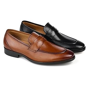 Thomas & Vine Men's Loafers, Black, 8.5 : Amazon.ca