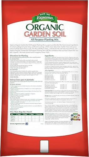 Miniatura 2 de Espoma Suelo de jardín orgánico multiusos natural y orgánico en mezcla de plantación de suelo. Úselo al plantar y trasplantar. Para jardinería