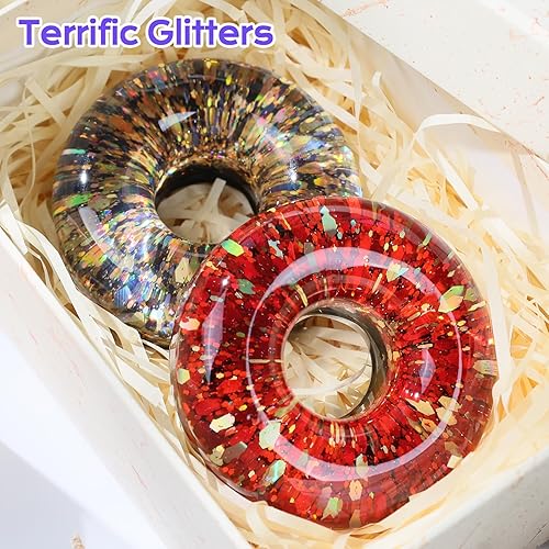 Miniatura 5 de Kit de Resina Epoxi de 1 Galón Cristal Transparente, Epoxi Duro de 2 Partes y Endurecedor para Fundición, Revestimiento, Encimera, Superficie de