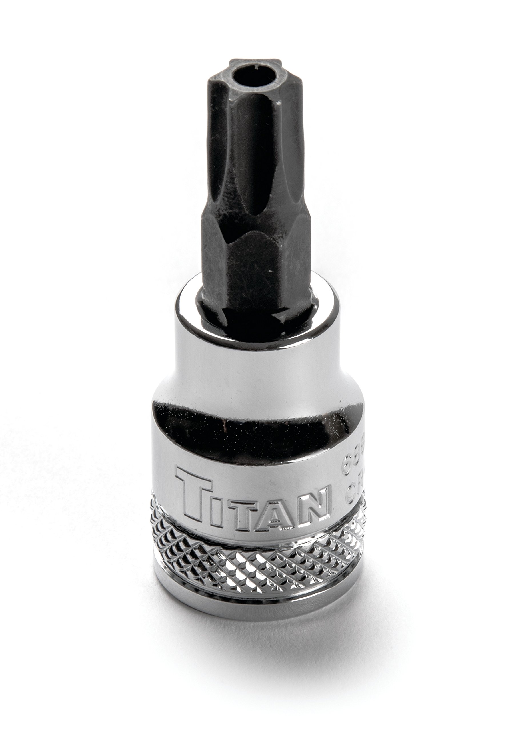 SK HANDWERKZEUG Torx T45 Bit-Stecknuss – 3/8 Zoll Antrieb, Chrom – Für Erhöhten Griff
