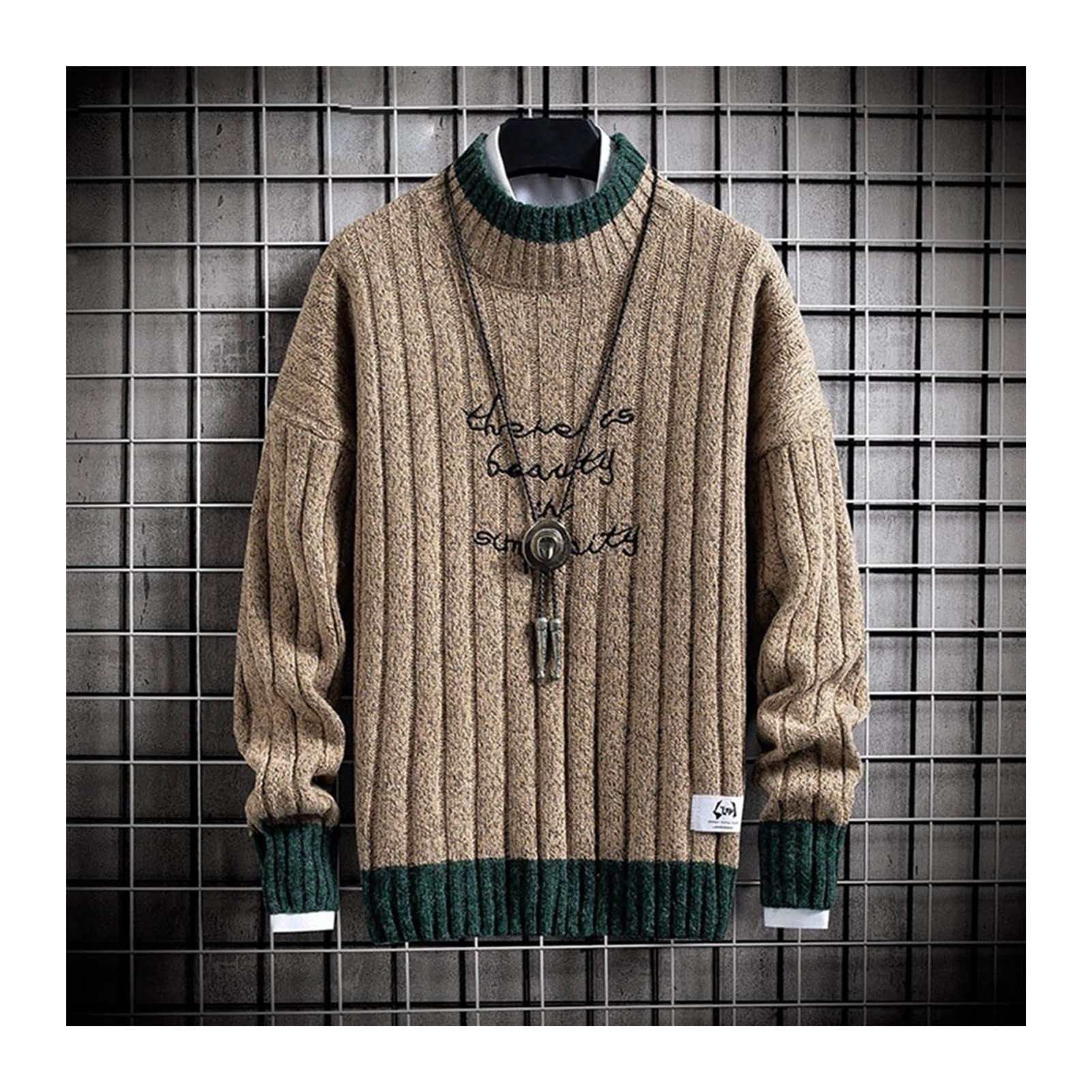 Pull coréen hommes pull-over Harajuku fashion vêtements automne hiver