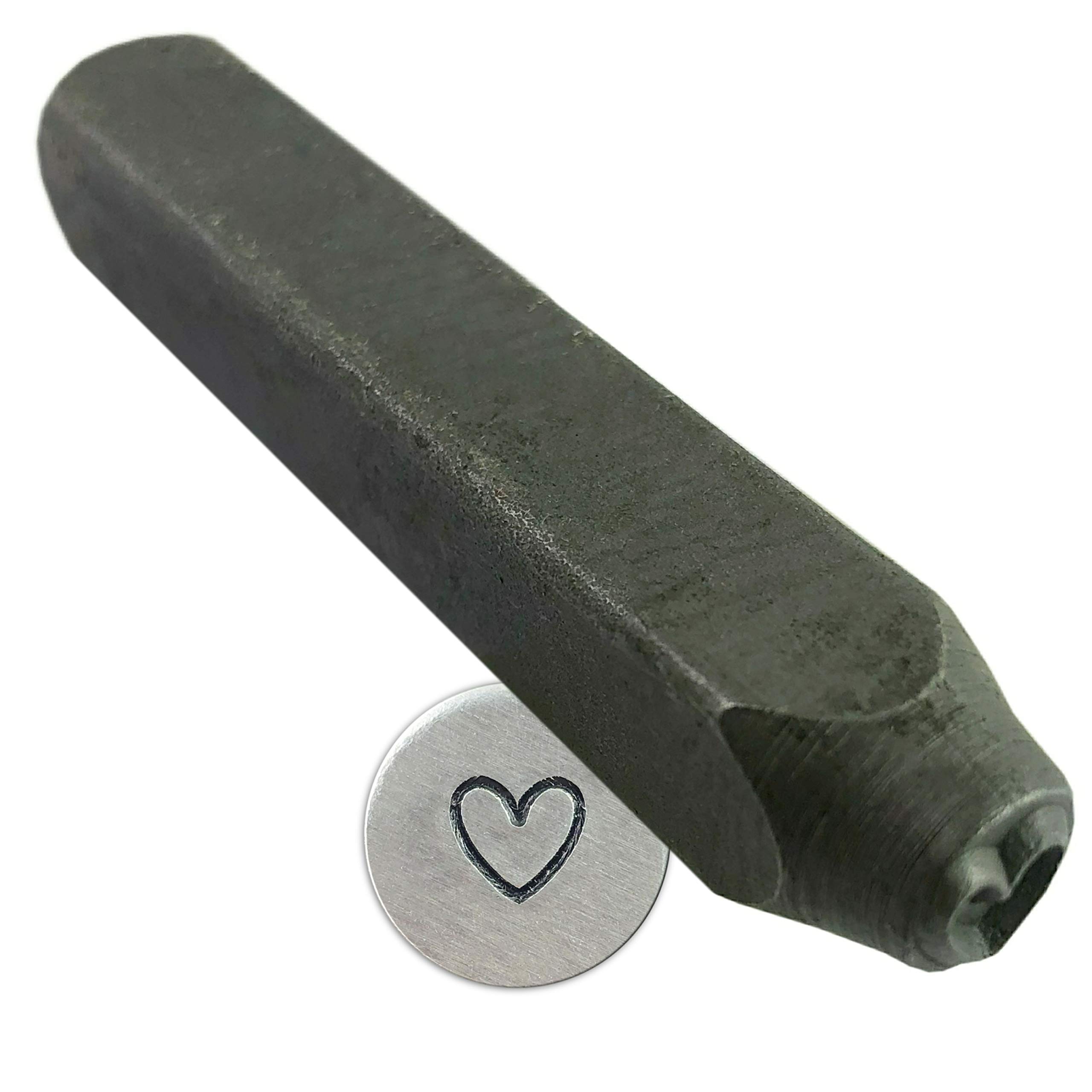 Jewellers Tools 6mm Large Heart Design Stamp Punch Metal Stamping Tool (70)