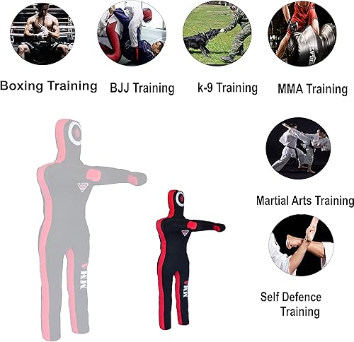 Miniatura 5 de Sports Brazilian JIU Jitsu Grappling Submission Throwing Dummy Punching Heavy Bag Kick Boxing Dummies UNFILLED