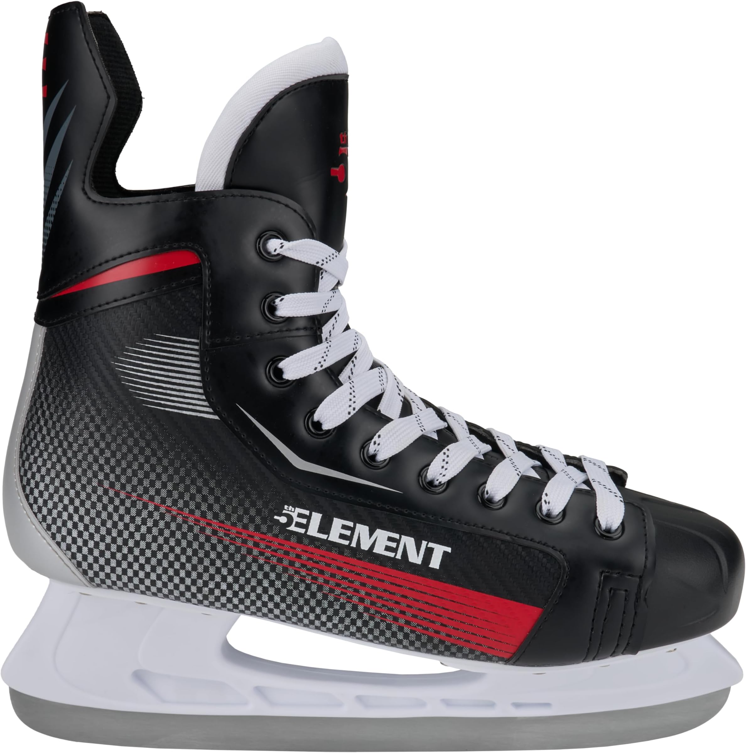 5th Element Stealth Ice Hockey Skates - Perfect for Recreational Ice Skating and Hockey - True-to-Size Fit and Moisture Resistant Liner Ice Skates for Men
