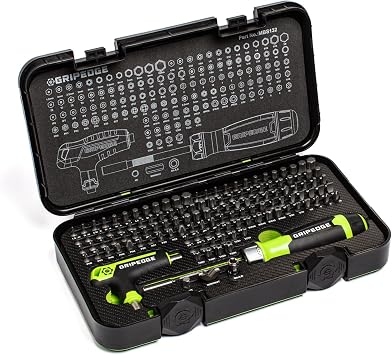 GRIPEDGE Tools | 132-PC R.P.T. Multi-Bit Driver Set