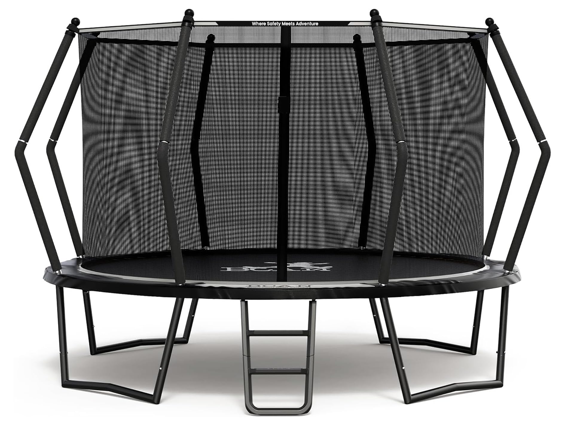 BCAN Trampoline 16FT Recreational Trampoline with Enclosure for Kids Adults