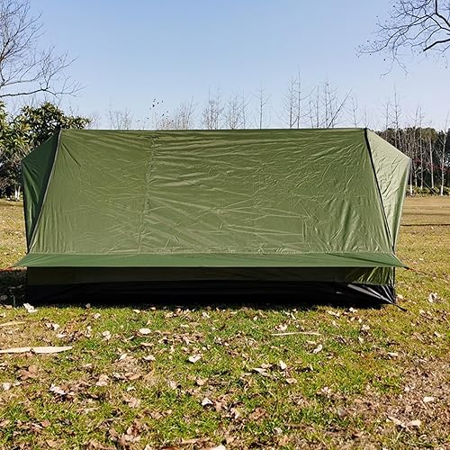 Miniatura 6 de Tienda de campaña para mochileros  Refugio sin varilla para escalar  Transpirable resistente a la intemperie 1-2 personas tienda de campaña para