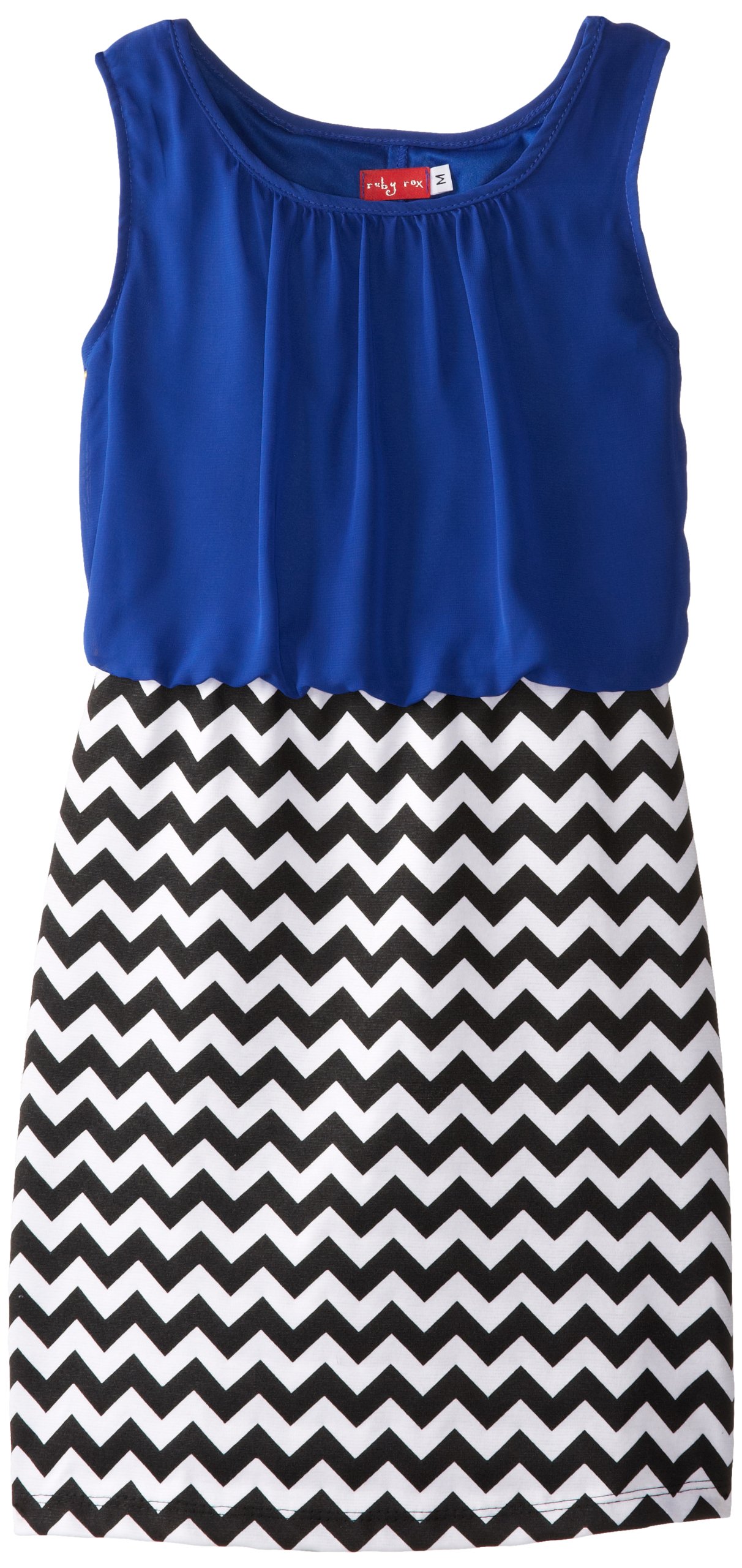 Big Girls' Solid To Print Dress