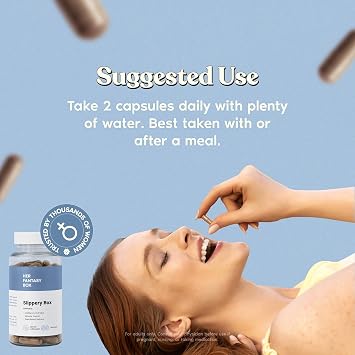 Her Fantasy Box | Slippery Box | Slippery Elm Bark Vaginal Moisturizer Capsule - 3 Pack