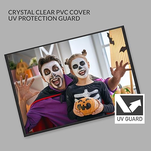 Miniatura 5 de Paquete de 12 portarretratos magnéticos de 4 x 6 pulgadas marcos de bolsillo para fotos con bordes blancos para refrigerador de 4 x 6 pulgadas,