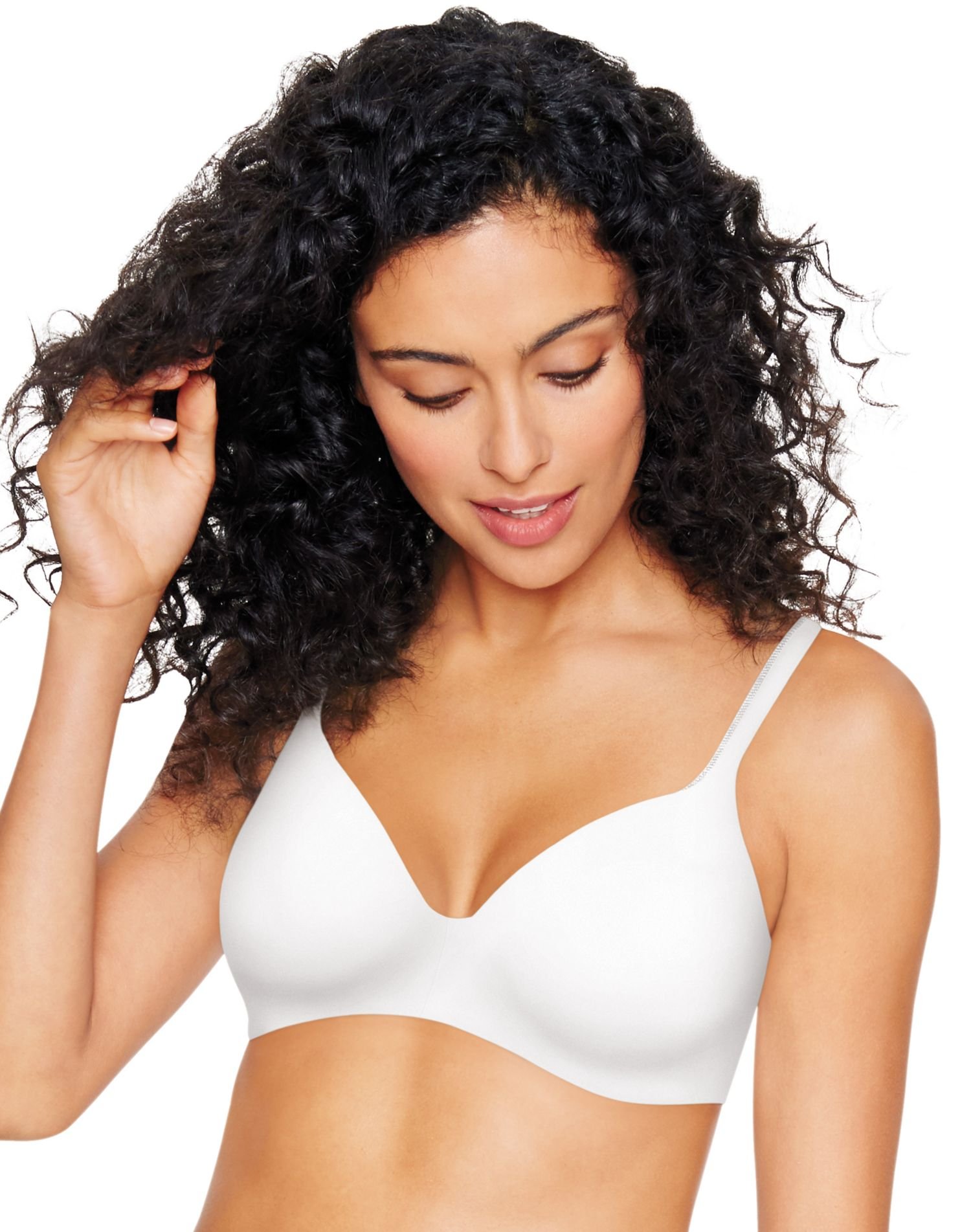 HanesWomens Ultimate ComfortBlend T-Shirt Wirefree Bra