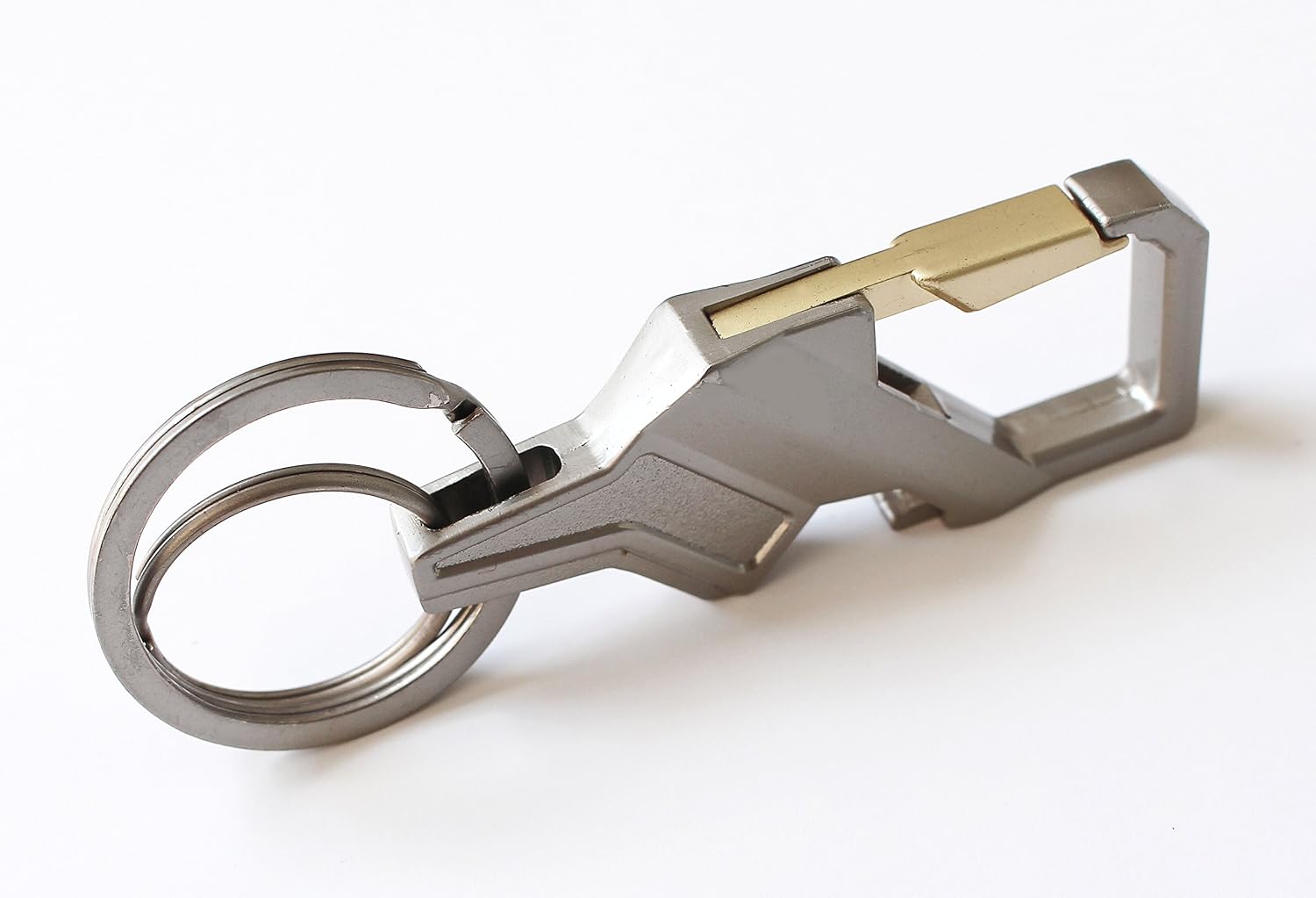 Olivery Keychain with 2 Key Rings & Bottle Opener, Chrome Silver Color Key Chain. Sturdy & Elegant, Will Never Rust, Bend or Break!