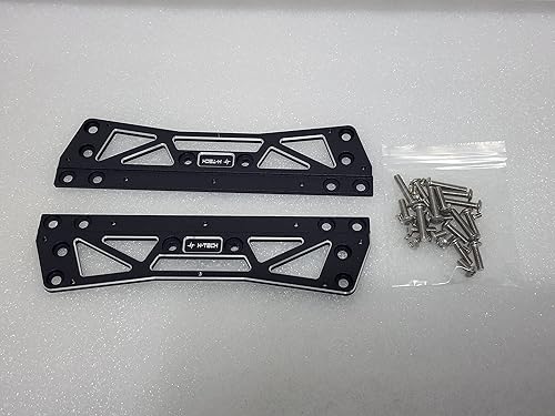 Miniatura 2 de H-TECH RC 110 CNC - Kit de elevación de aluminio y enlace para CEN Racing Ford F250 Truck (negro) (kit de elevación)