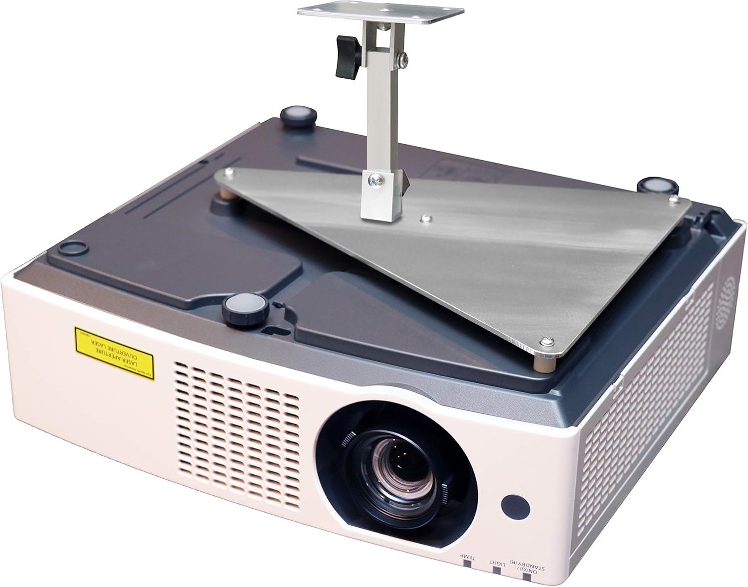 Projector Ceiling Mount Compatible with Panasonic PT-VMZ41WU VMZ51 VMZ51S VMZ51SWU VMZ51WU (8-Inch Extension)