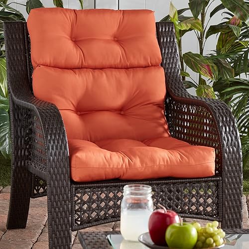 Miniatura 2 de Greendale Home Fashions Cojines para silla de respaldo alto de 44 x 22 pulgadas, 1 unidad (paquete de 1), óxido