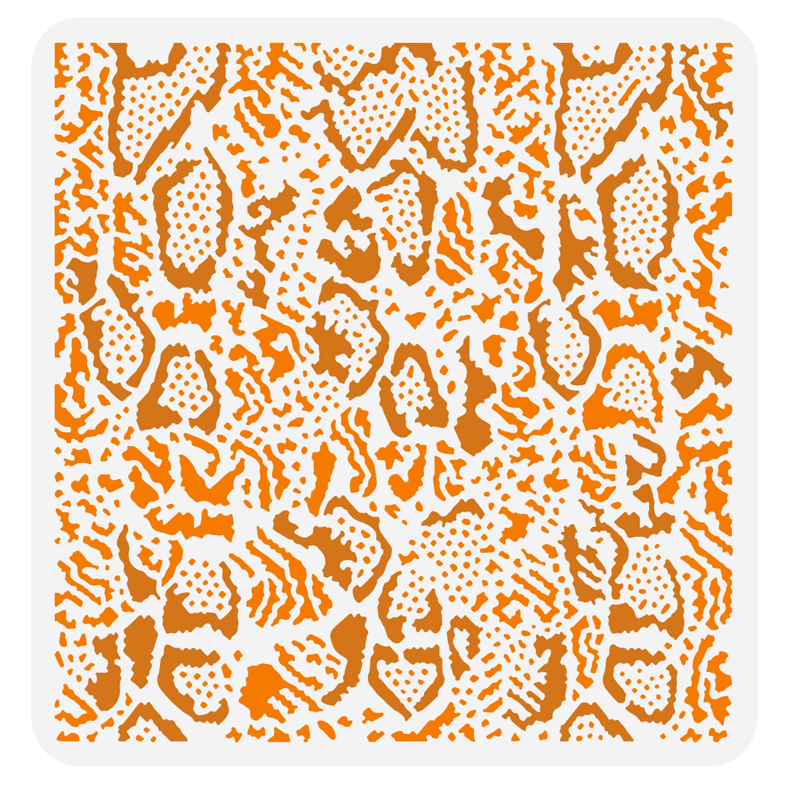 MAYJOYDIY 4 Stencil Con Motivo Pelle Di Serpente | 29.7x21 Cm, In PET, Con Pennello, Riutilizzabili, Per Pittura Su Legno E Pareti