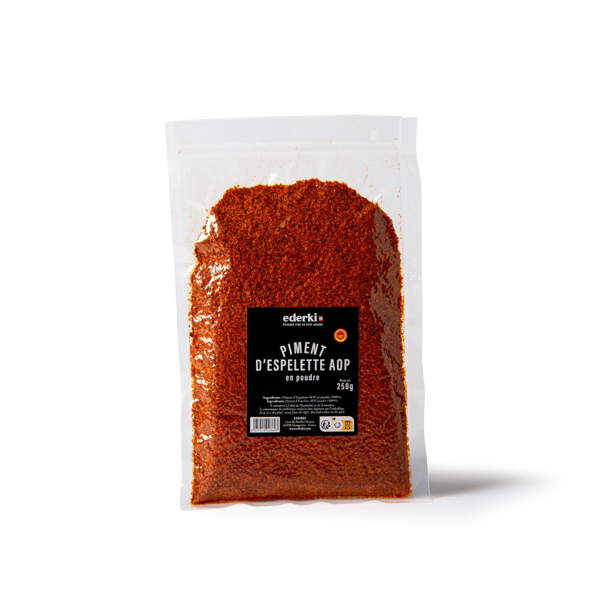 EDERKI - Piment d'Espelette AOP 250g