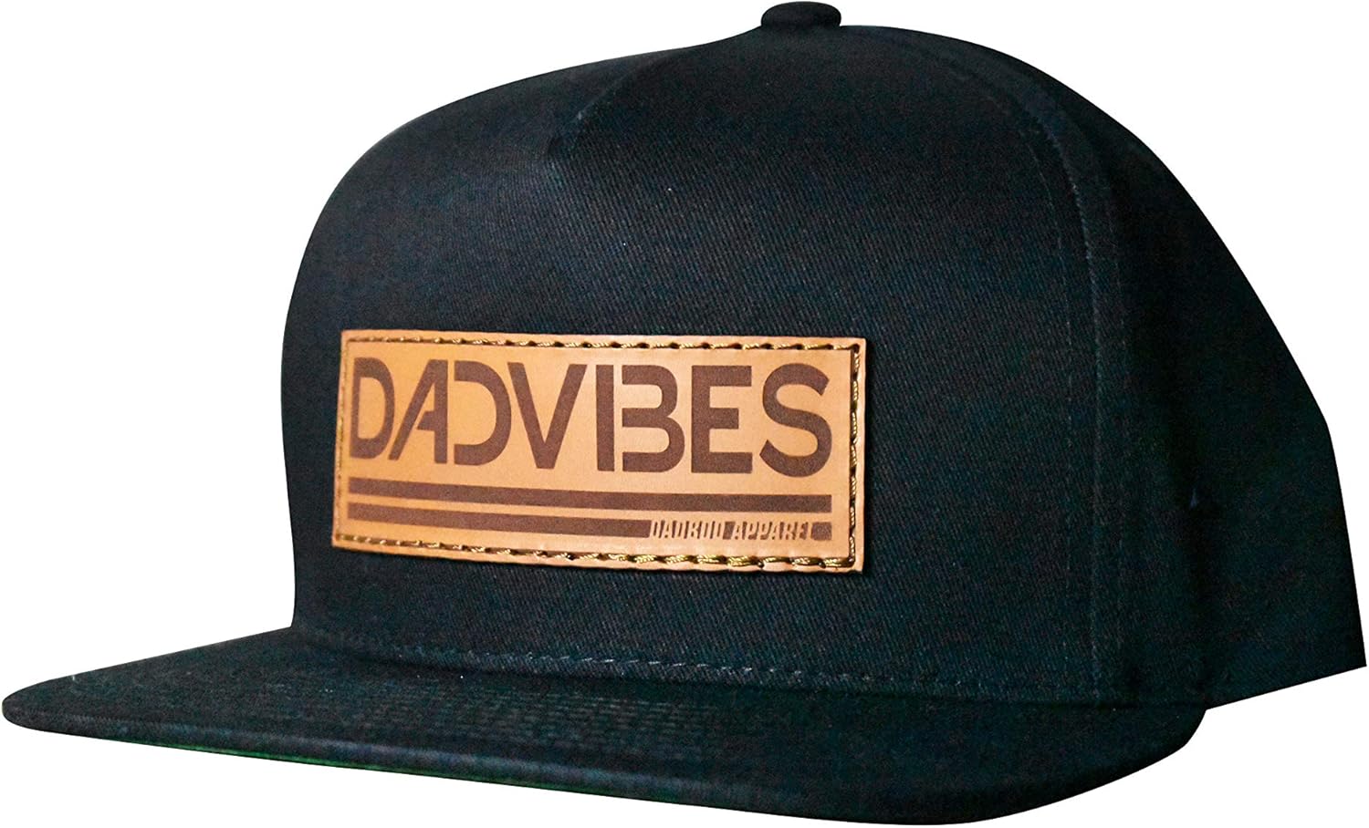 DadVibes Dad Hat - Snapback Baseball Cap Mens Leather Patch