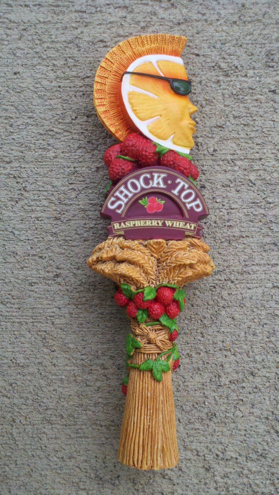 Shock Top Rasberry Wheat Tap Handle