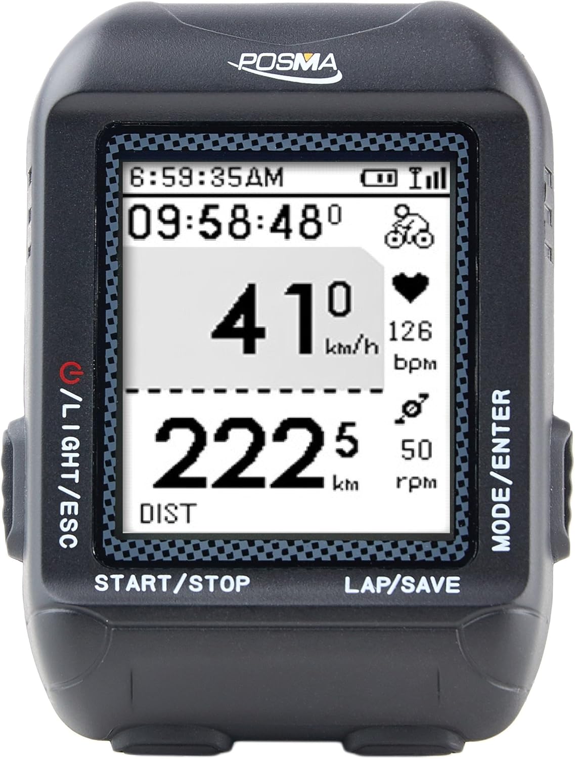 Posma/Trywin D1 GPS Wireless Cycling Bike Computer Speedometer Odometer