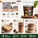 Growfitz CHOCO LAVA Peanut Butter | Indulgent Chocolate Taste | 24 g High Protein | Crunchy Peanut Butter Spread | No Palm Oil | No Added Sugar | Protein Rich, 800g - Pack of 3 gallery image