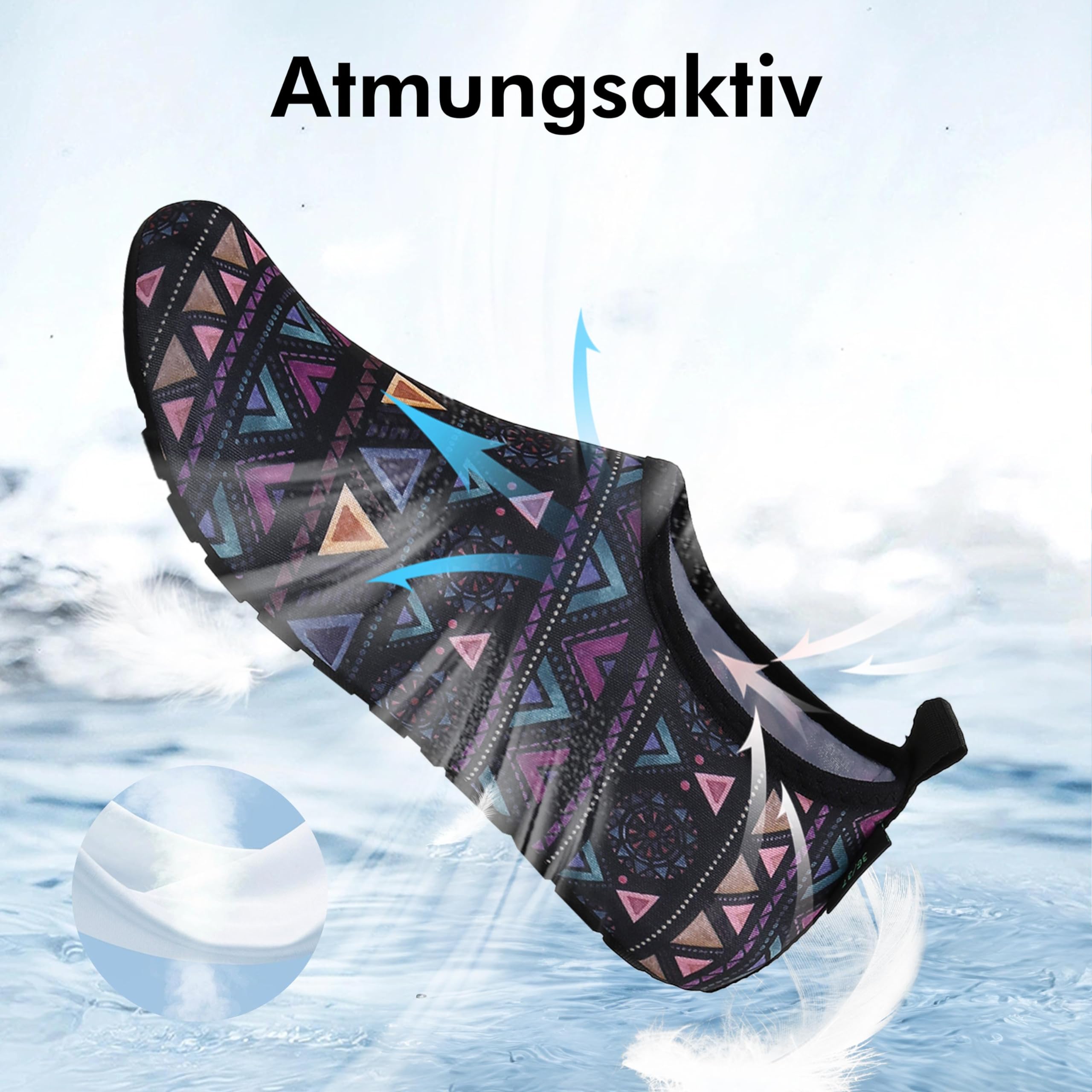 SAGUARO Scarpe da Scoglio Donna Uomo da Immersione Scarpette da Surf Water Shoes Barefoot per Bagno Spiaggia Mare Snorkel Yoga