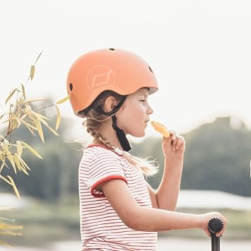 Including Scoot and Ride adjustable strap baby helmet, matte finish, S and M sizes, LED safety light and soft polar padding for additional protection