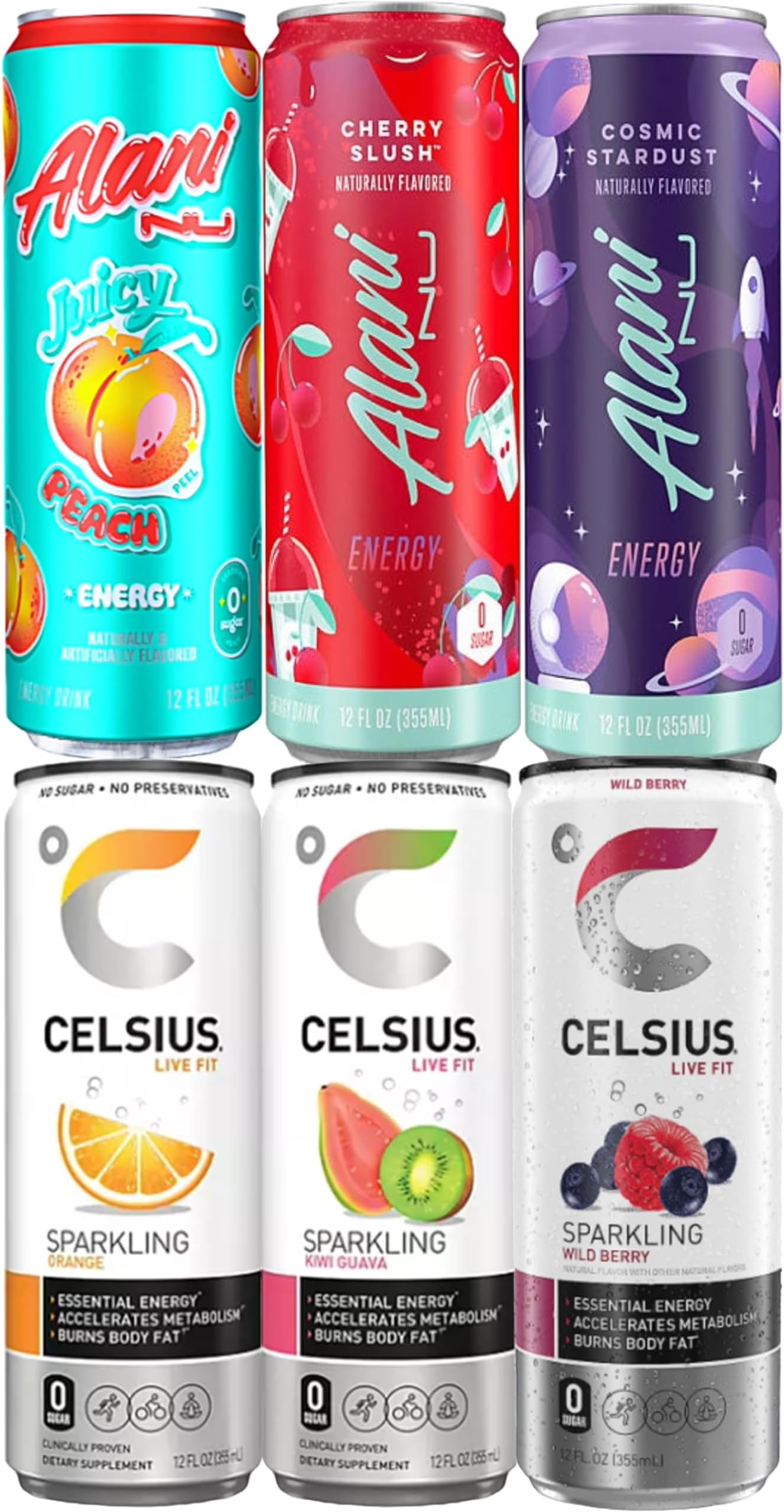 CELCIUS Energy Drink Assortment of energy Drink, Alani