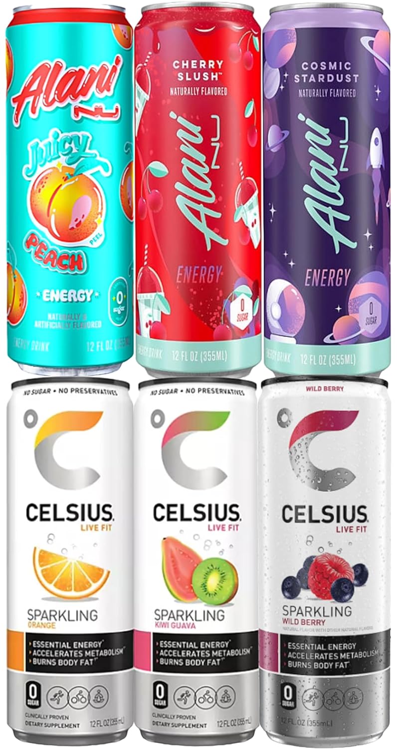 CELCIUS Energy Drink Assortment of energy Drink, Alani