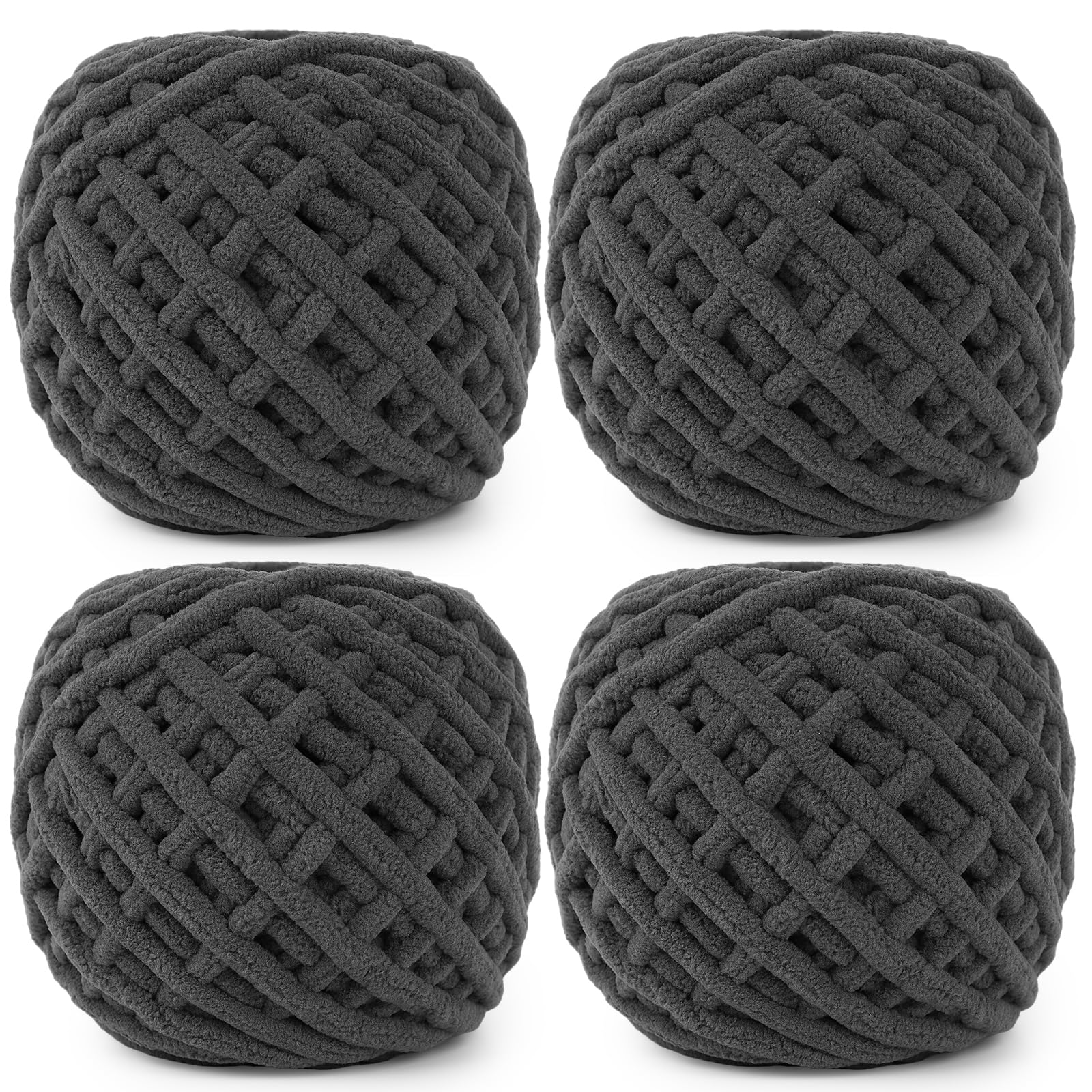 Aeelike Chunky Yarn 400g, 4 Pack Thick Wool for Knitting 100g Balls