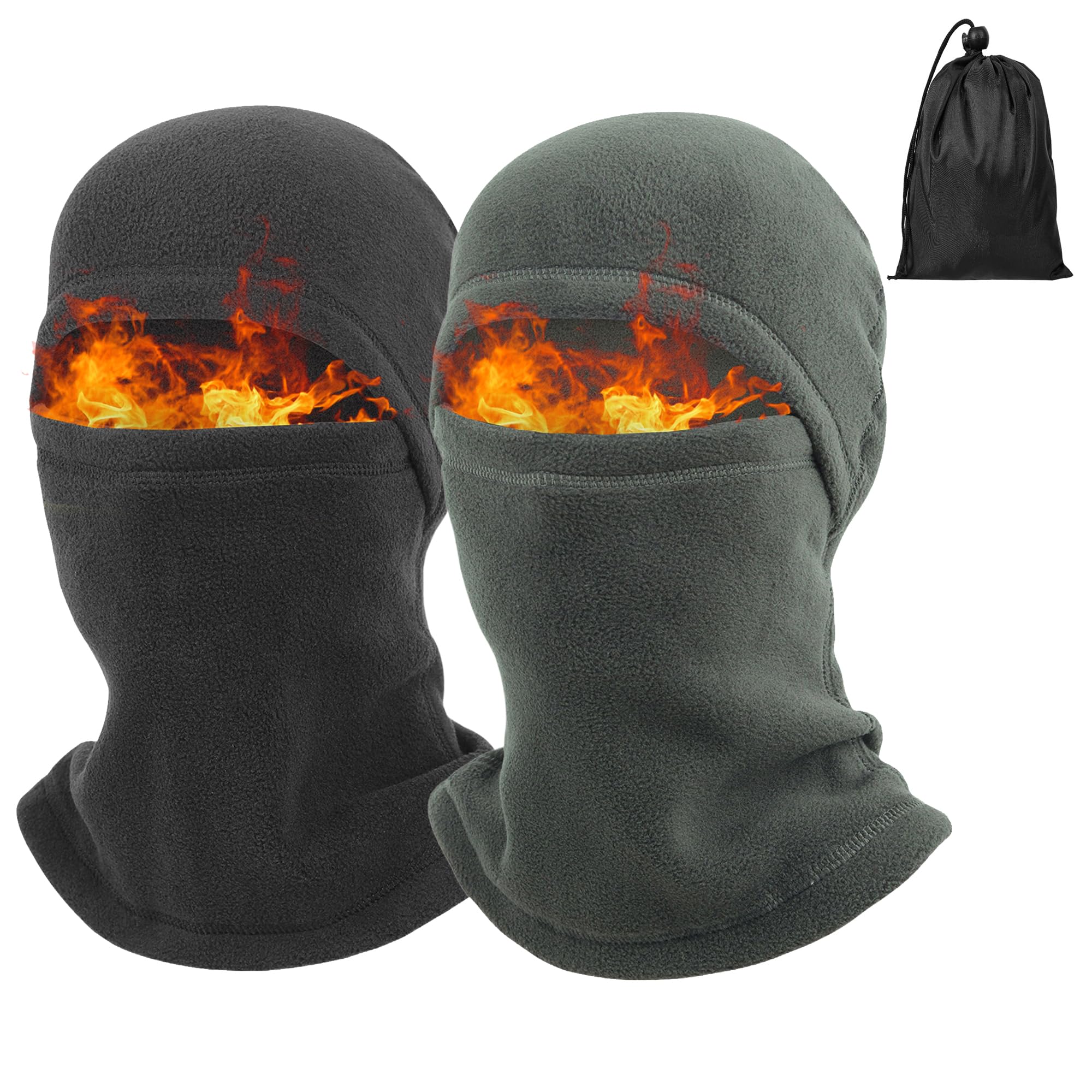 Balaclava Face Mask Winter-Ski Mask for Men Women Fleece Thermal Warm Skimask for Cold Weather Windproof
