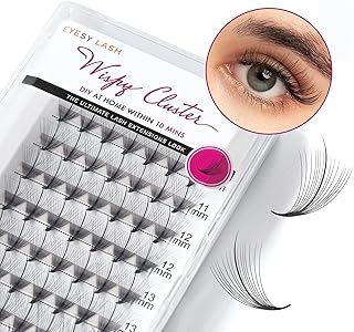 Extensiones de pestañas individuales en racim...