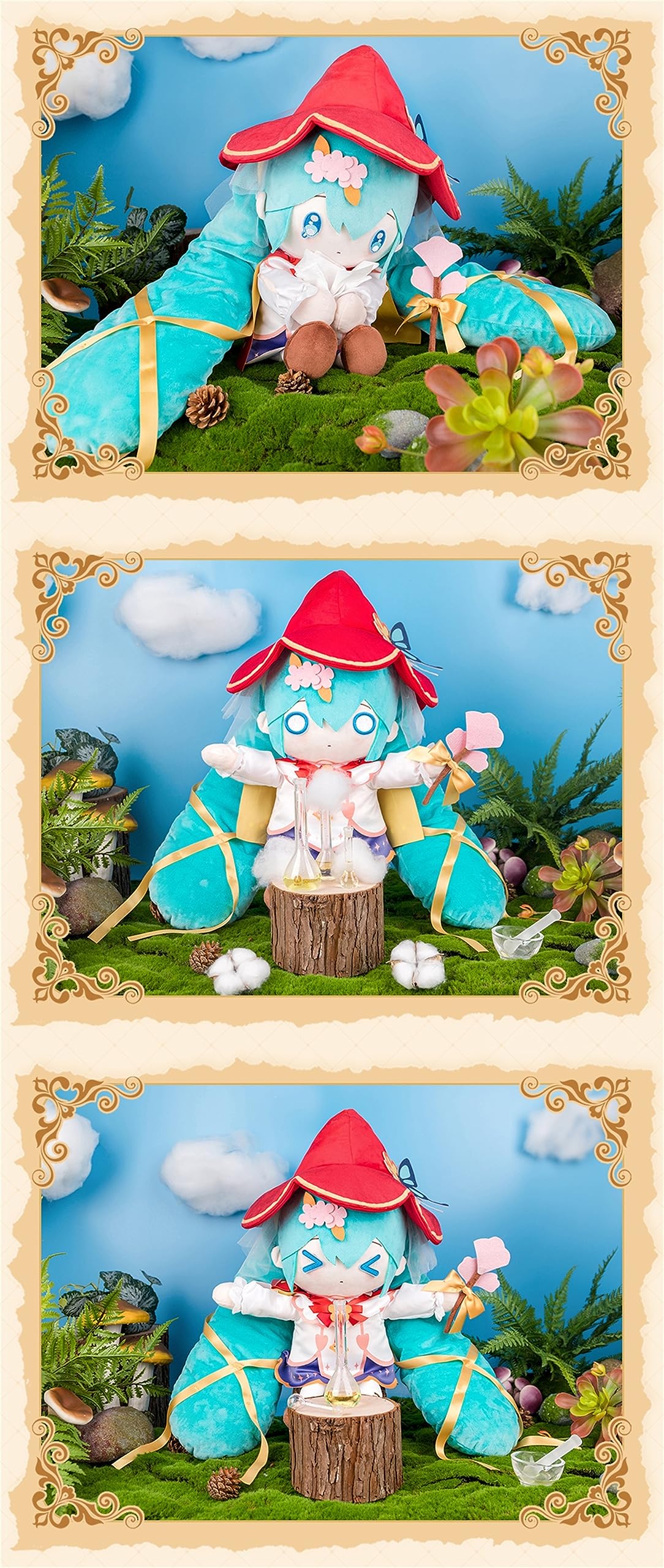 Amazon.co.jp: XINGYUNSHI 初音ミク ぬいぐるみ55cm キャラクター