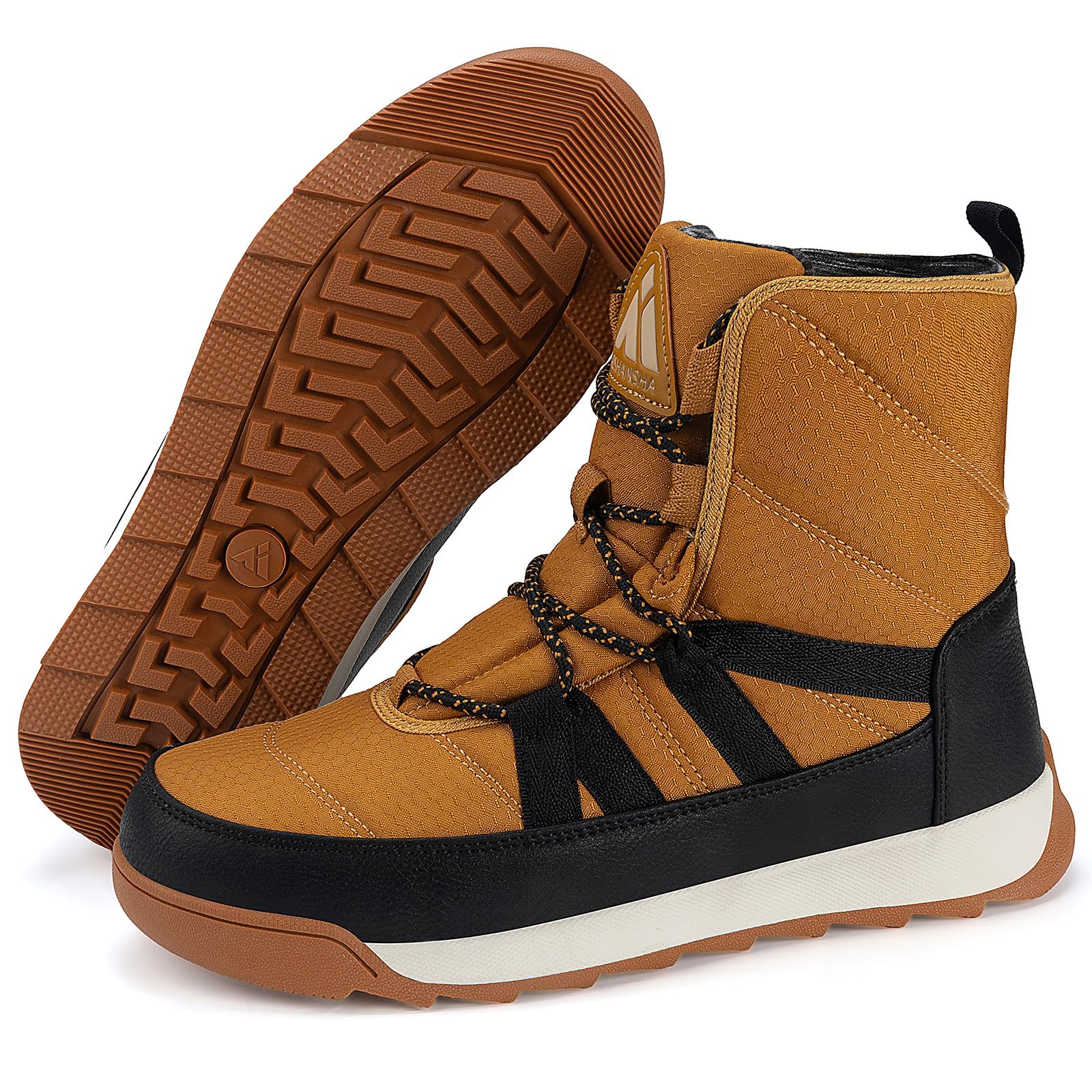 Mishansha Stivali da Neve Donna Antiscivolo Caldi Scarpe Invernali Comfort Gr.36-42