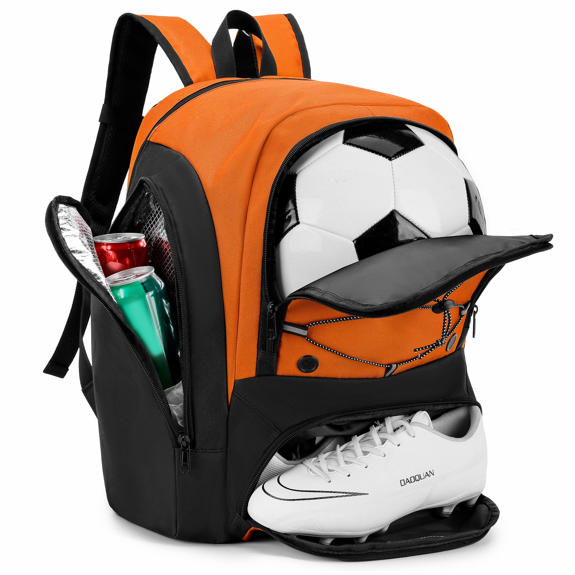 Soccer Backpack with Ball Holder,Youth soccer Bag for Basketball,Volleyball-Includes Sepa…