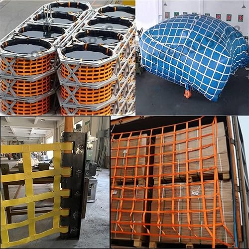 Miniatura 4 de Red de carga elástica para estantes, polipasto de red de carga, Carga elástica de motocicleta resistente, Bolsa de elevación de carga de poliéster