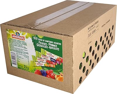 100 sticks de confiture 20 gr