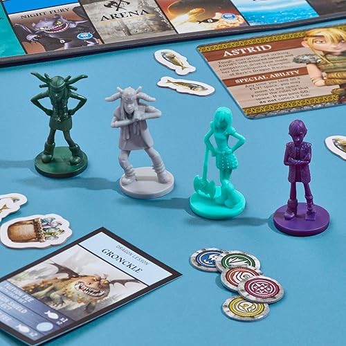 Miniatura 4 de Monopoly DreamWorks - Juego de mesa How to Train Your Dragon Edition  A partir de 8 años  2 a 4 jugadores  45 minutos  Divertidos juegos familiares