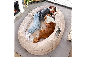 ODOXIA Double Dog Bed for Pets and Humans