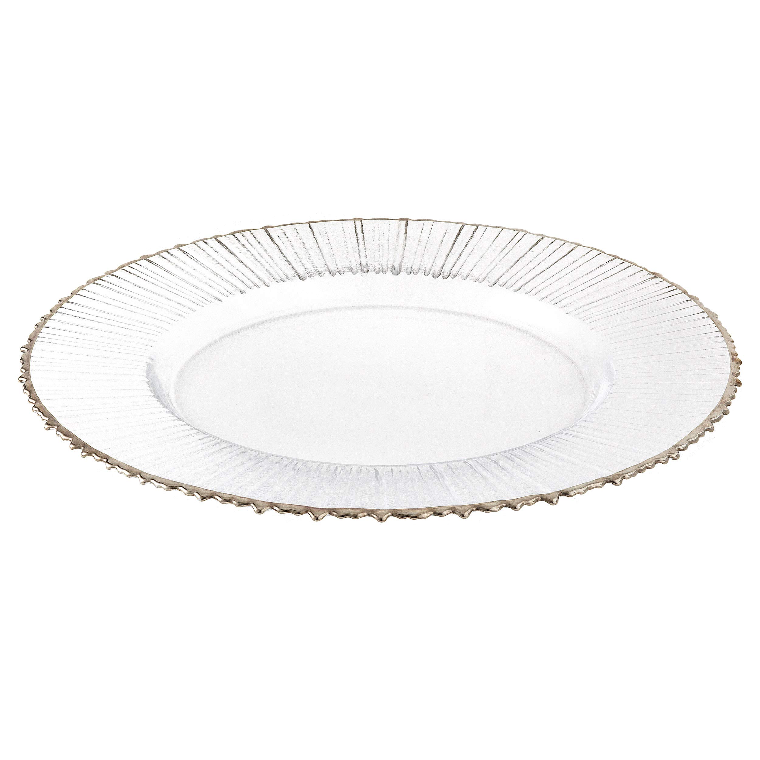 Elegance Charger Plates, Silver