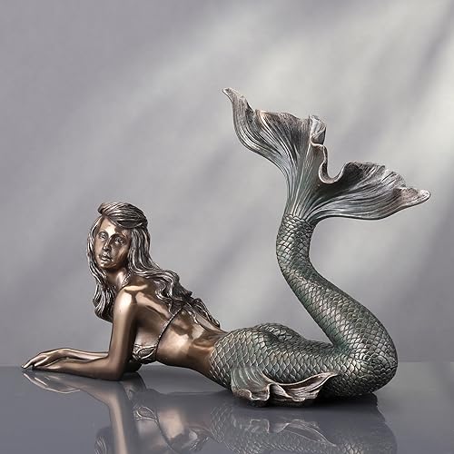 Miniatura 3 de Veronese Design 7 58" de altura de sirena acostada estatua náutica escultura estatua estatua