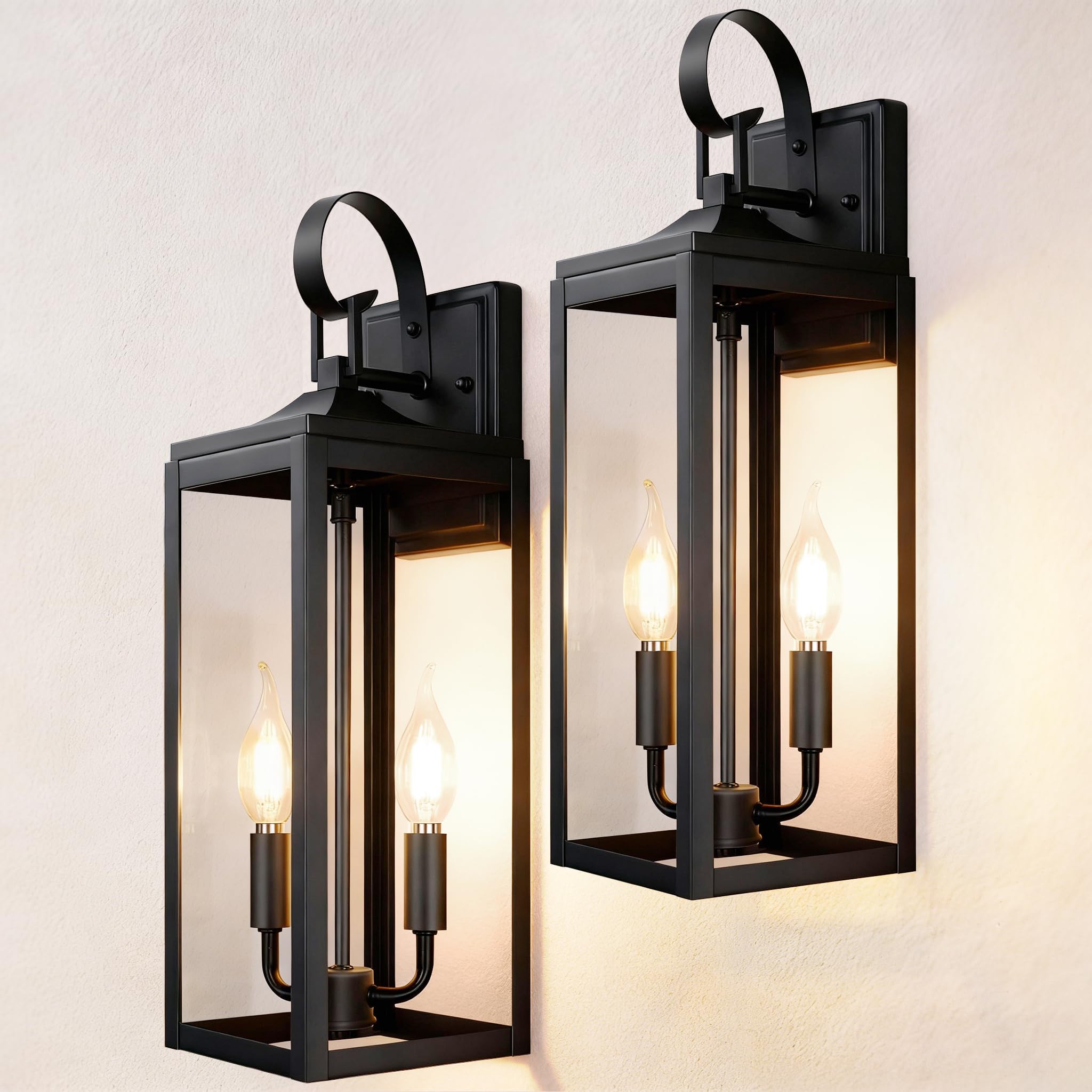 Photo 1 of OKELI 2-Pack Outdoor Wall Light Fixture